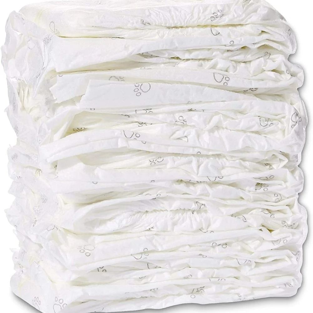 Amazon Basics Male Dog Wrap, Disposable Diapers-Medium 30 in Box